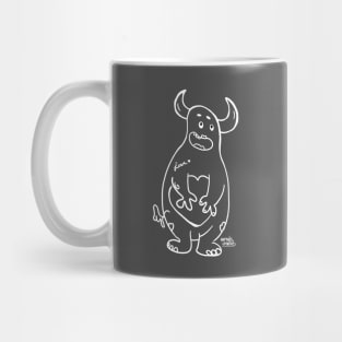 silly monster horns Mug